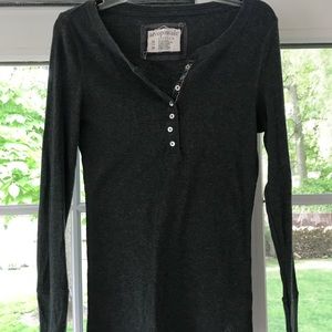 Grey long sleeve thermal